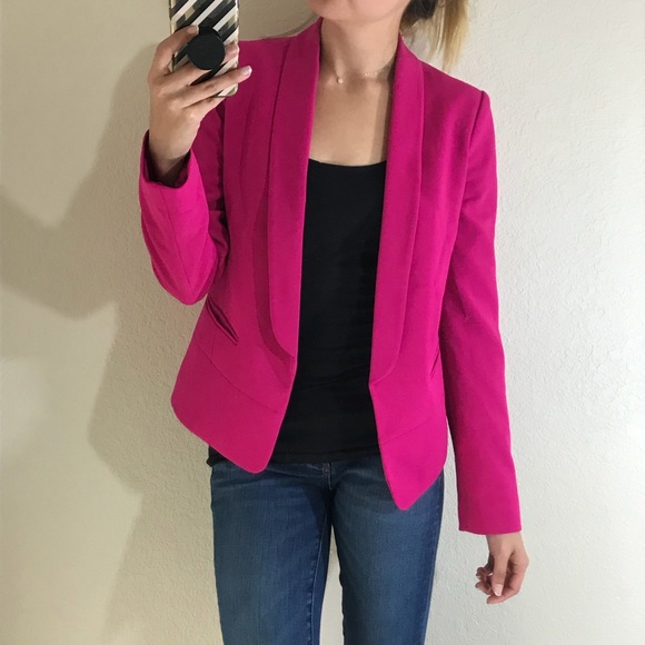 express pink blazer